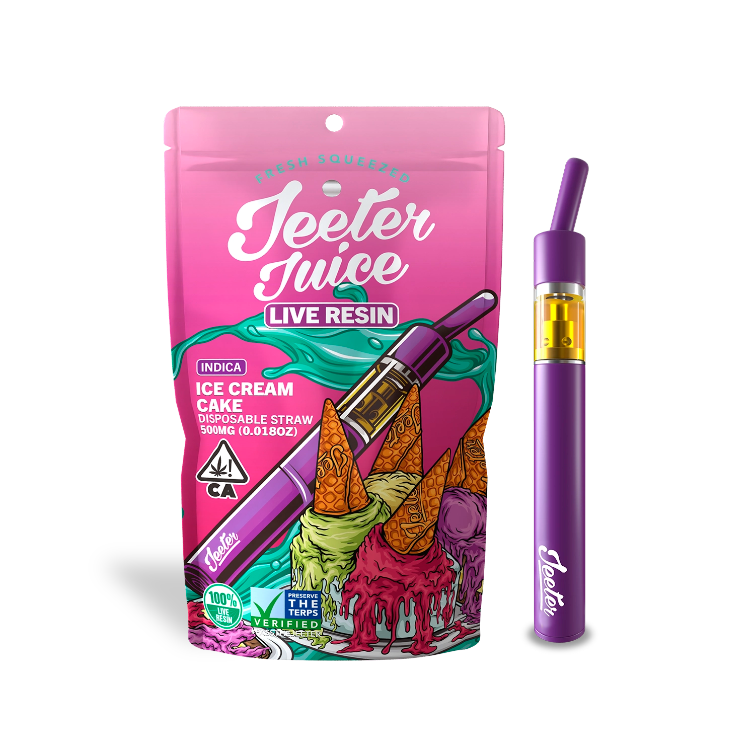 Jeeter Juice 1.0 - Ice Cream Cake Indica