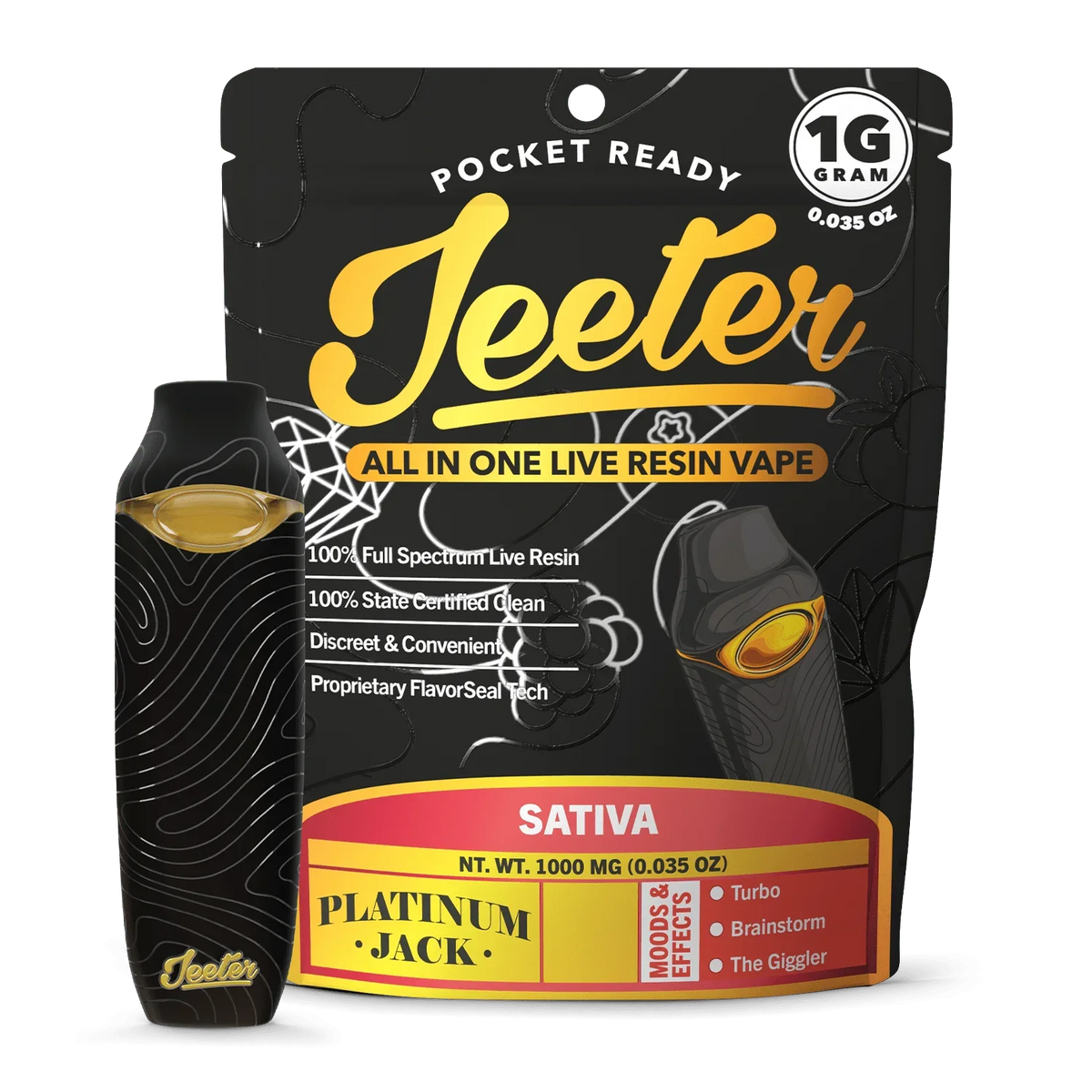 Jeeter 1.0 - Platinum Jack Sativa