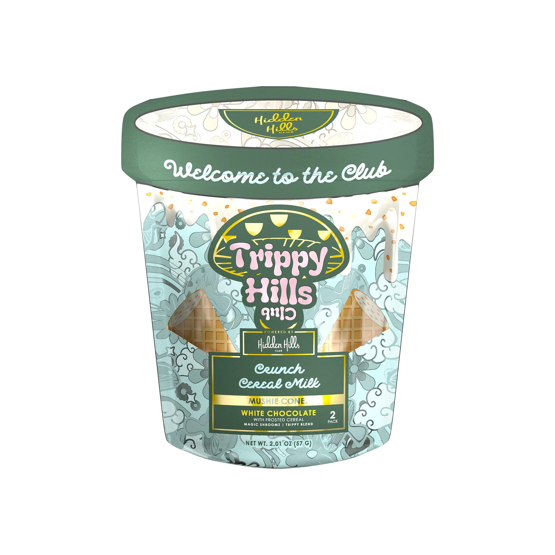 Trippy Hills Conez | Crunch Cereal Milk