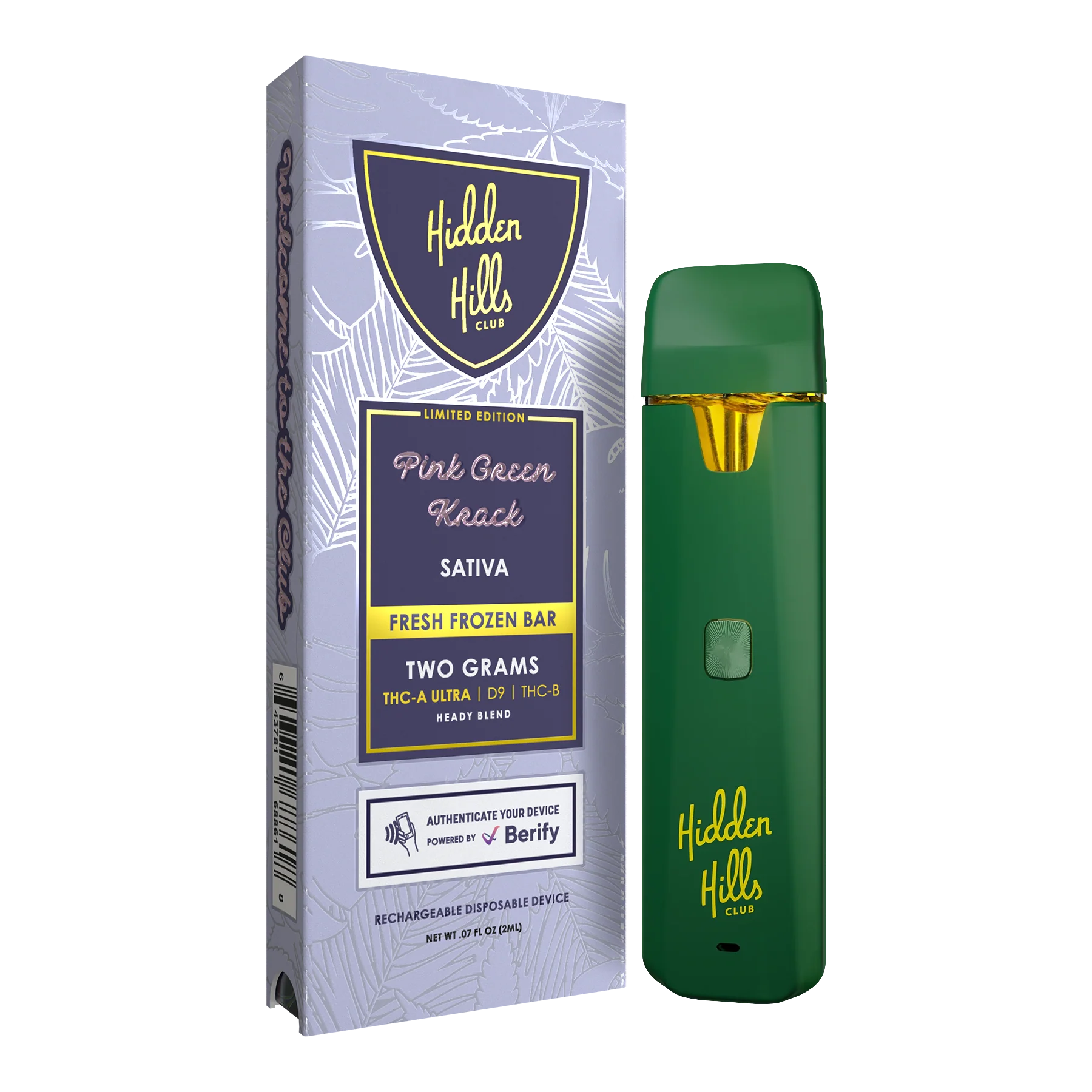 Hidden Hills - Pink Green Krack Sativa